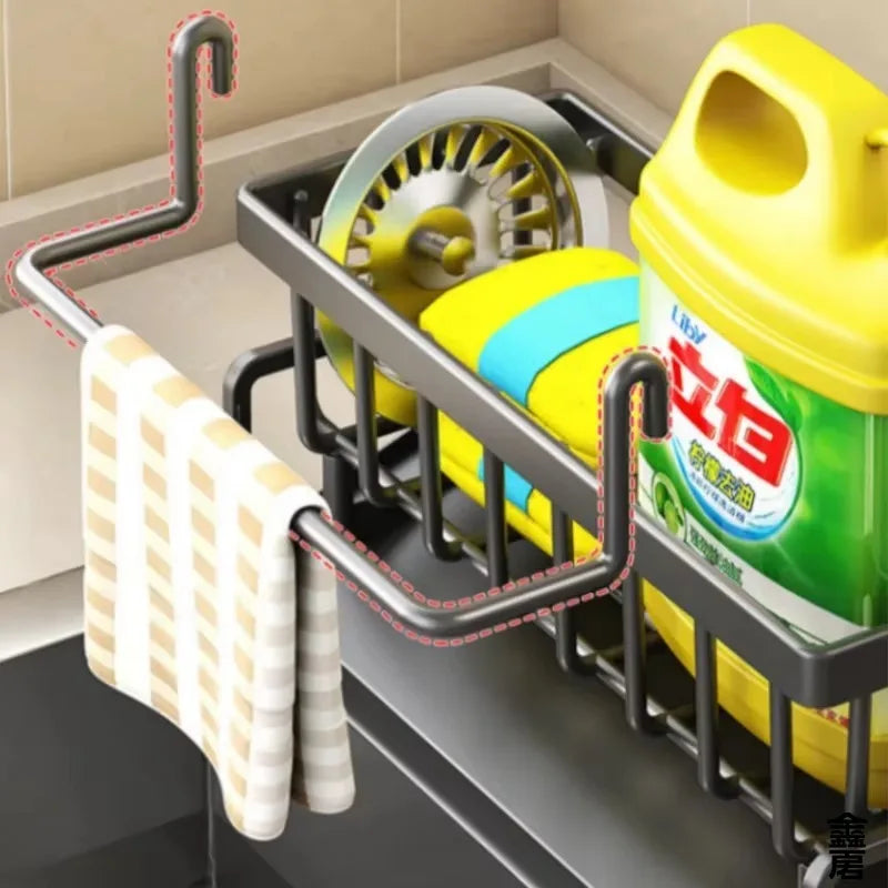 Sink Organizer with Drainage Rack – Space Saving Product