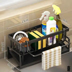 Sink Organizer with Drainage Rack – Space Saving Product