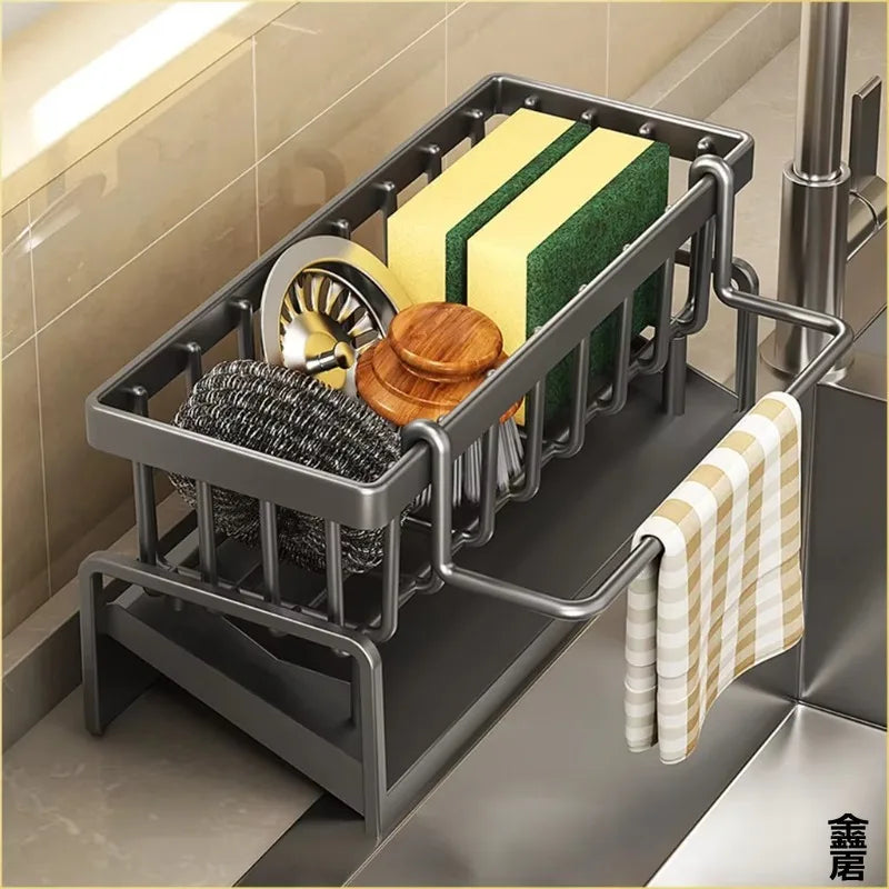 Sink Organizer with Drainage Rack – Space Saving Product